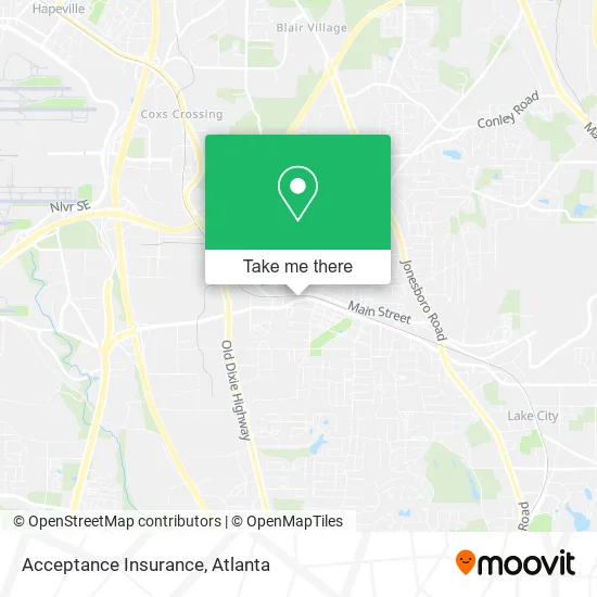 Acceptance Insurance map