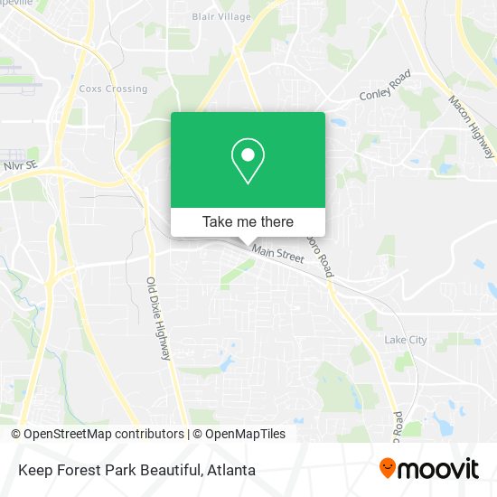 Mapa de Keep Forest Park Beautiful