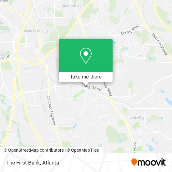 The First Bank map