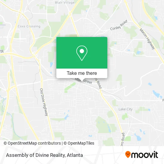 Assembly of Divine Reality map