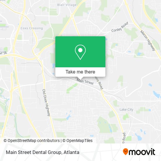Mapa de Main Street Dental Group