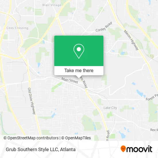 Grub Southern Style LLC map