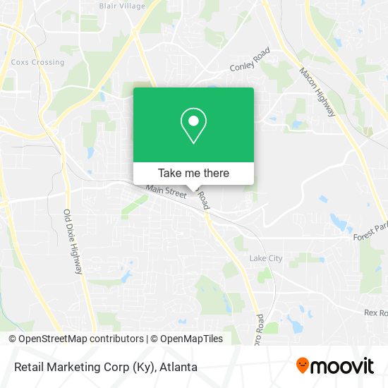 Mapa de Retail Marketing Corp (Ky)