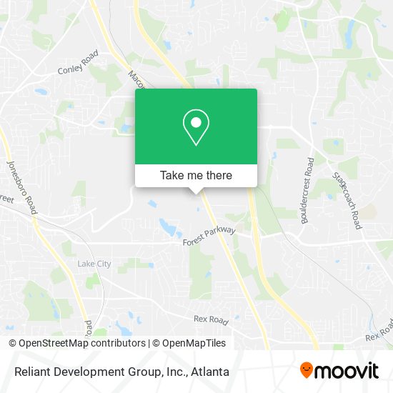 Mapa de Reliant Development Group, Inc.