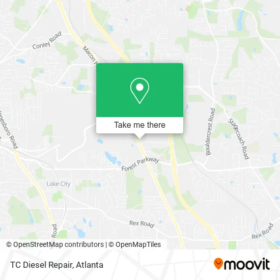 TC Diesel Repair map