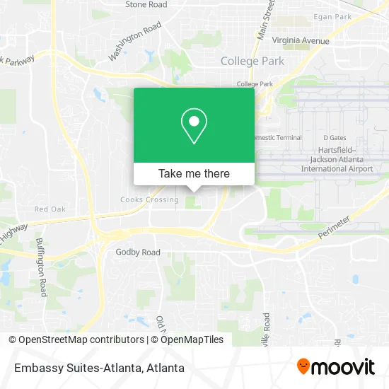 Mapa de Embassy Suites-Atlanta