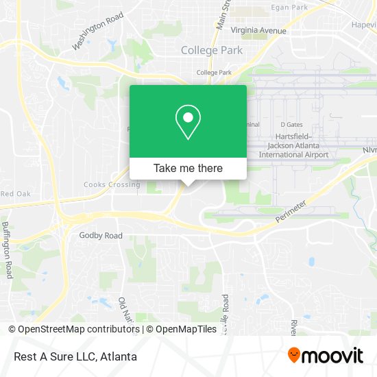 Rest A Sure LLC map