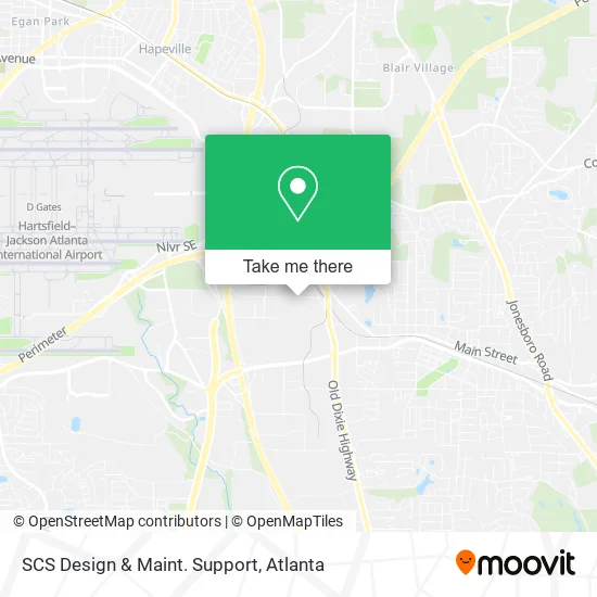 Mapa de SCS Design & Maint. Support