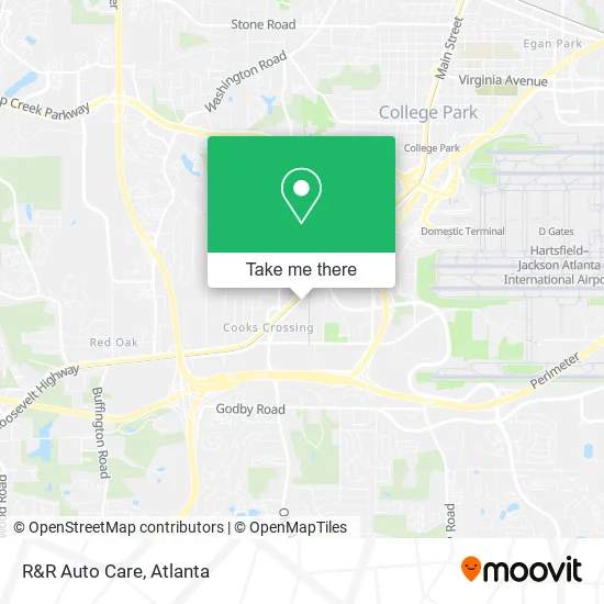 Mapa de R&R Auto Care