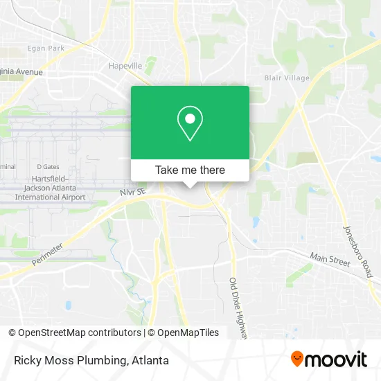 Ricky Moss Plumbing map