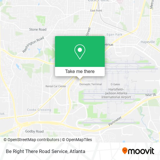Mapa de Be Right There Road Service