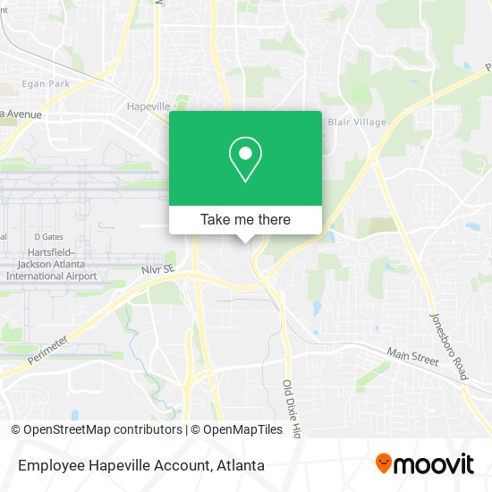 Employee Hapeville Account map