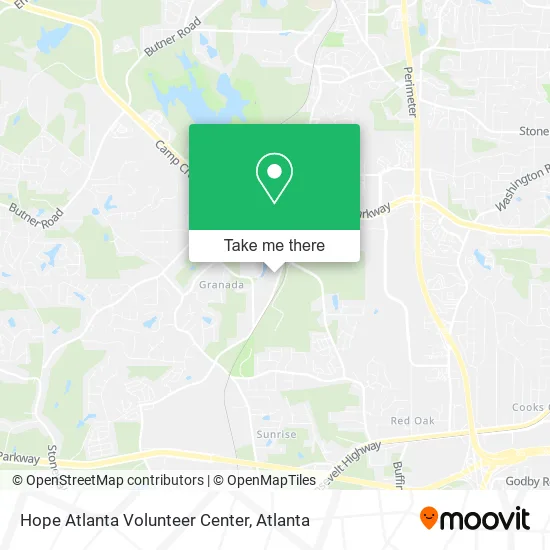 Mapa de Hope Atlanta Volunteer Center