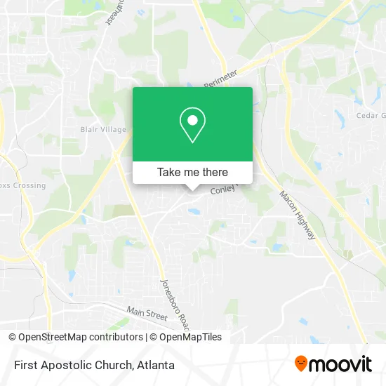Mapa de First Apostolic Church