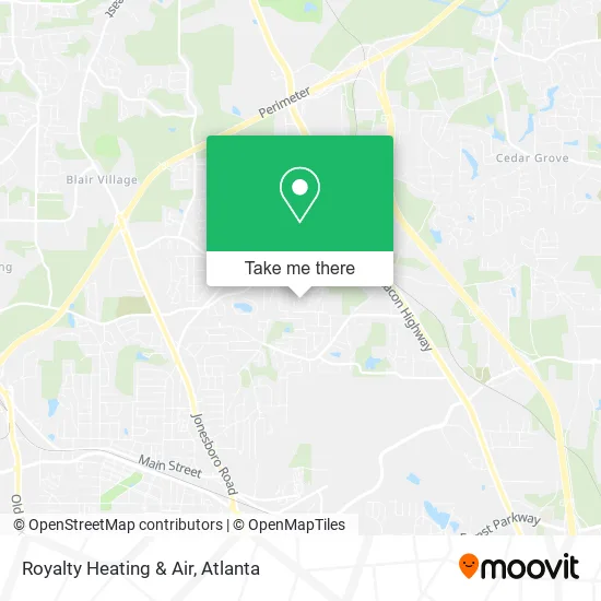 Mapa de Royalty Heating & Air