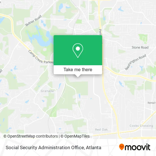 Mapa de Social Security Administration Office