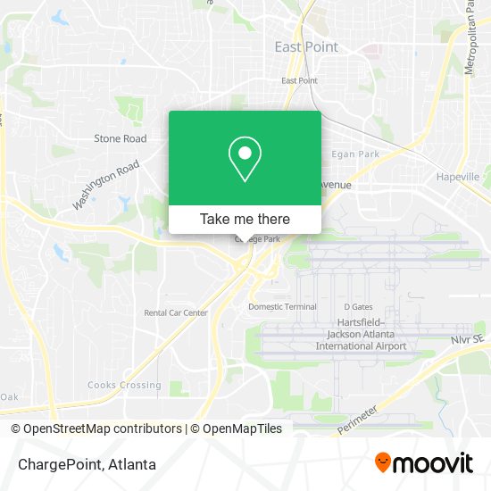 Mapa de ChargePoint