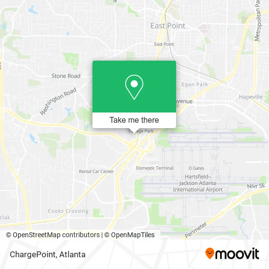 Mapa de ChargePoint
