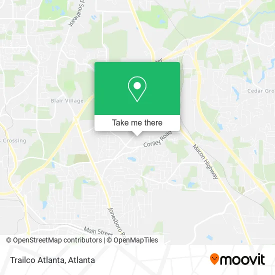 Mapa de Trailco Atlanta