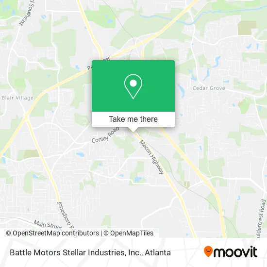 Mapa de Battle Motors Stellar Industries, Inc.