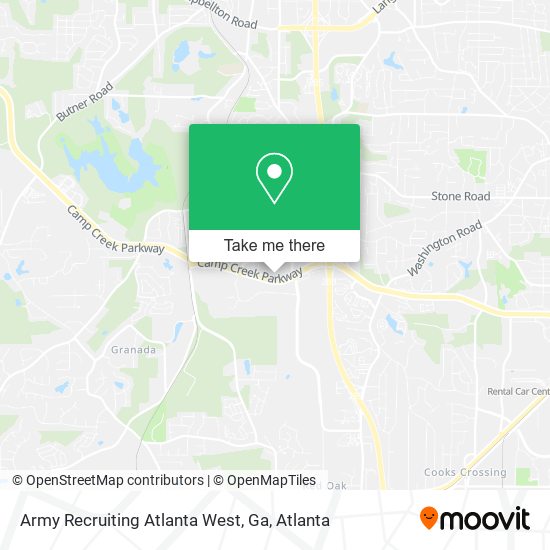 Mapa de Army Recruiting Atlanta West, Ga