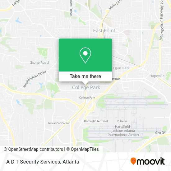 A D T Security Services map