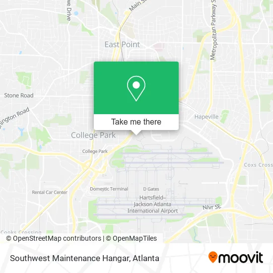 Southwest Maintenance Hangar map