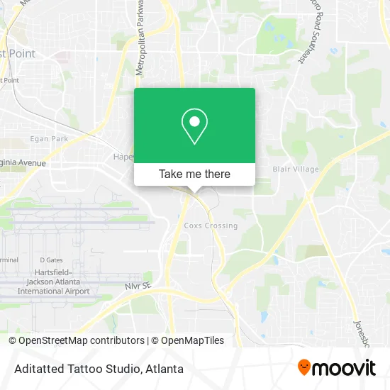 Mapa de Aditatted Tattoo Studio