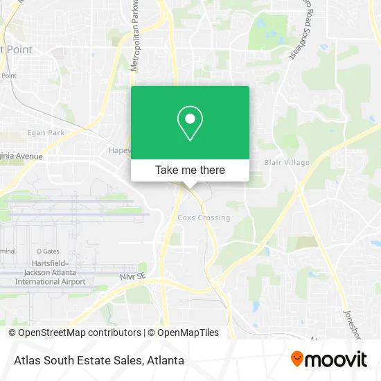 Atlas South Estate Sales map