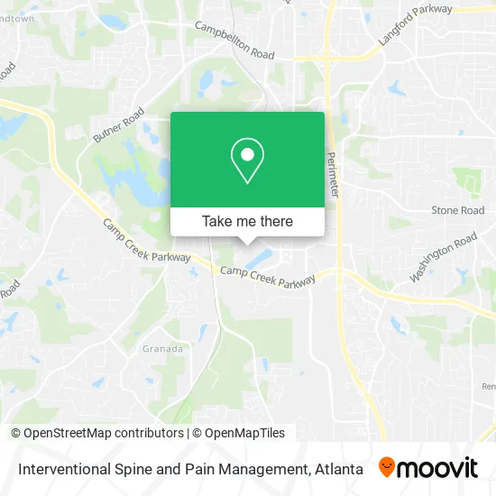 Interventional Spine and Pain Management map