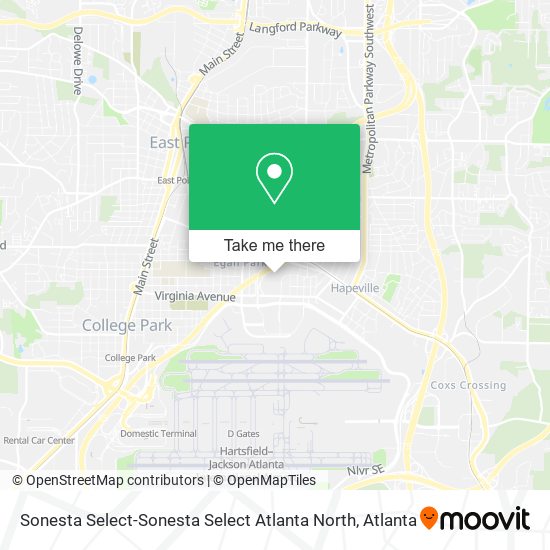 Mapa de Sonesta Select-Sonesta Select Atlanta North