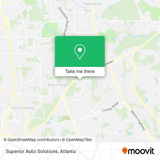 Superior Auto Solutions map