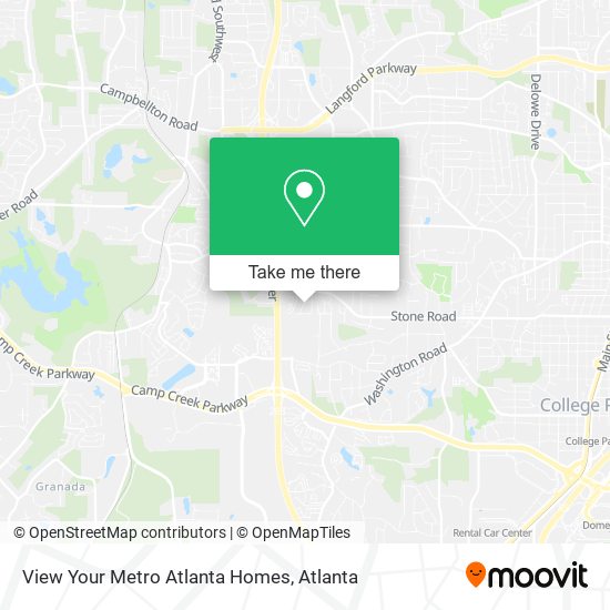 View Your Metro Atlanta Homes map