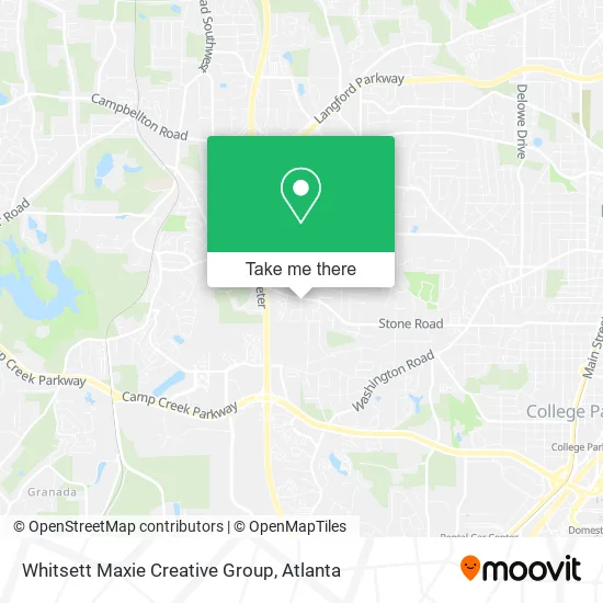 Whitsett Maxie Creative Group map