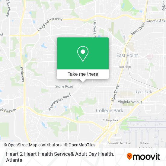 Heart 2 Heart Health Service& Adult Day Health map