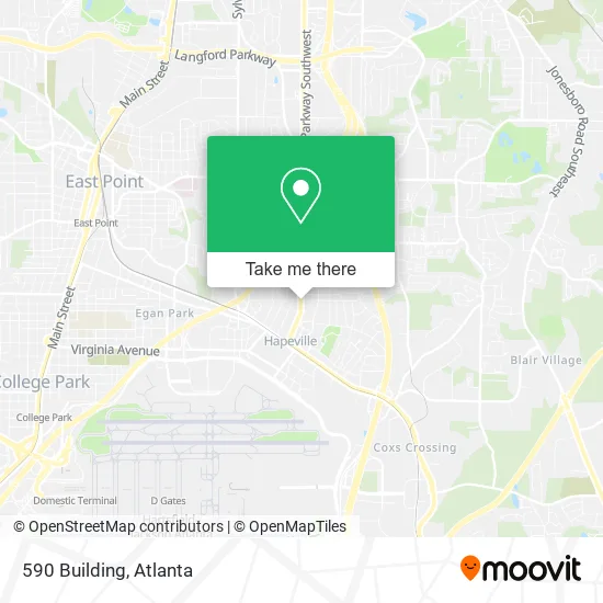 590 Building map
