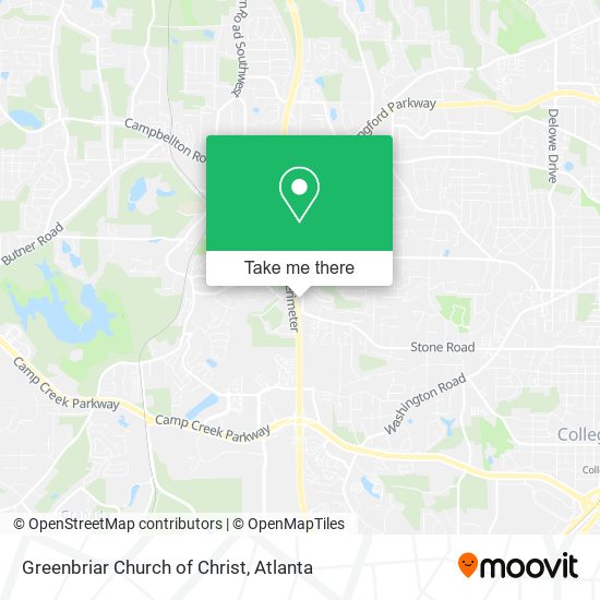 Mapa de Greenbriar Church of Christ