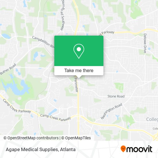 Mapa de Agape Medical Supplies