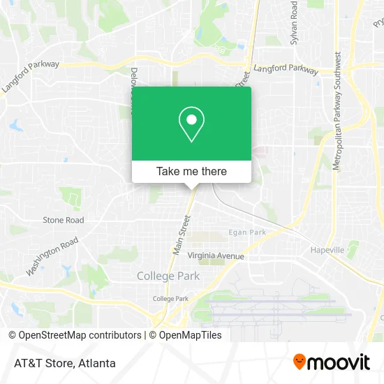 AT&T Store map