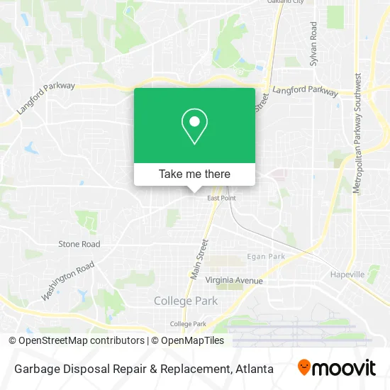Mapa de Garbage Disposal Repair & Replacement