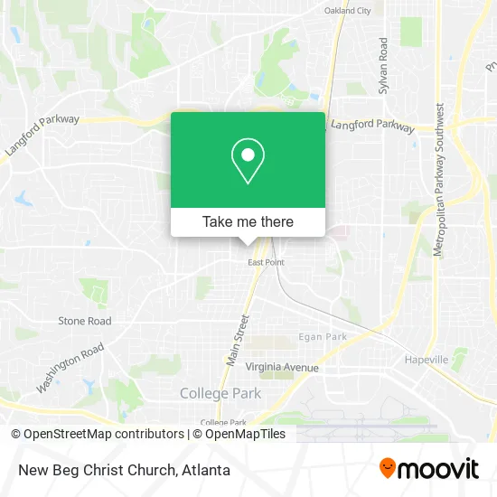 Mapa de New Beg Christ Church