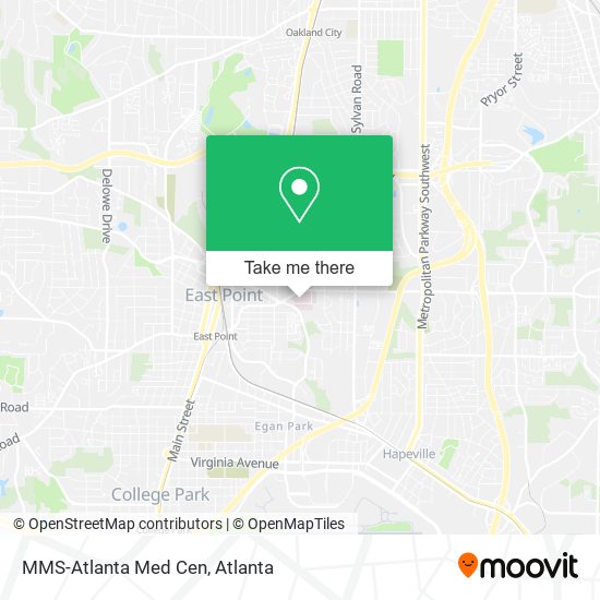 MMS-Atlanta Med Cen map