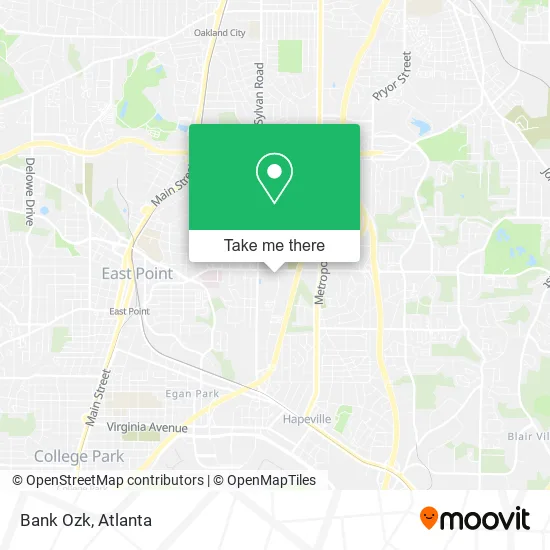 Bank Ozk map