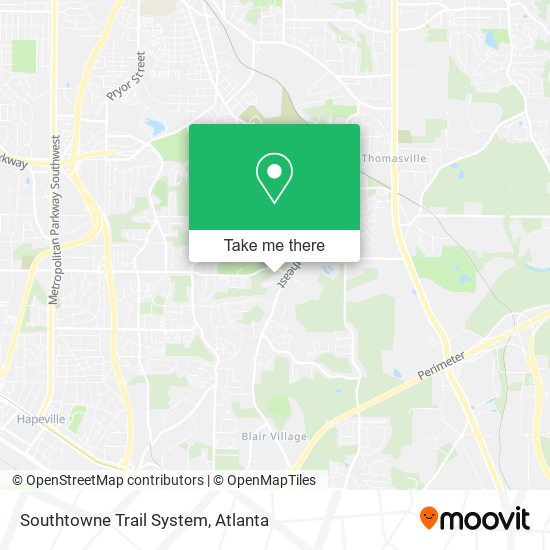 Southtowne Trail System map