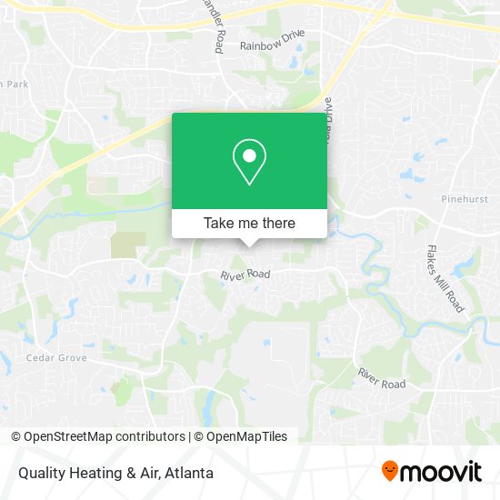 Mapa de Quality Heating & Air