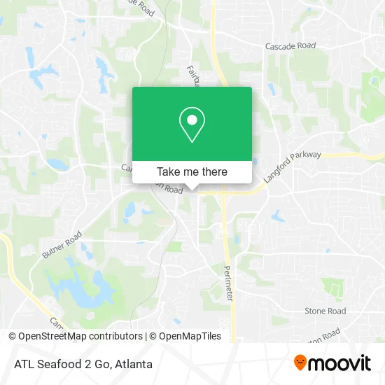 Mapa de ATL Seafood 2 Go