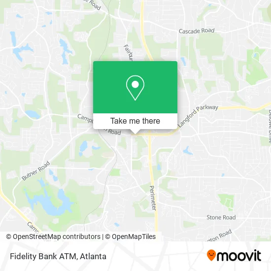 Fidelity Bank ATM map