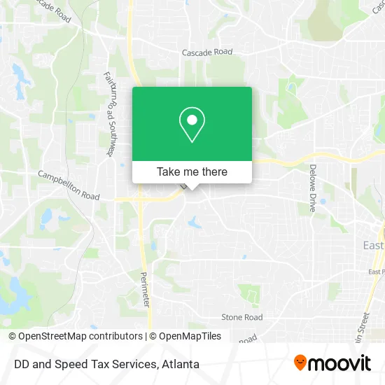 Mapa de DD and Speed Tax Services