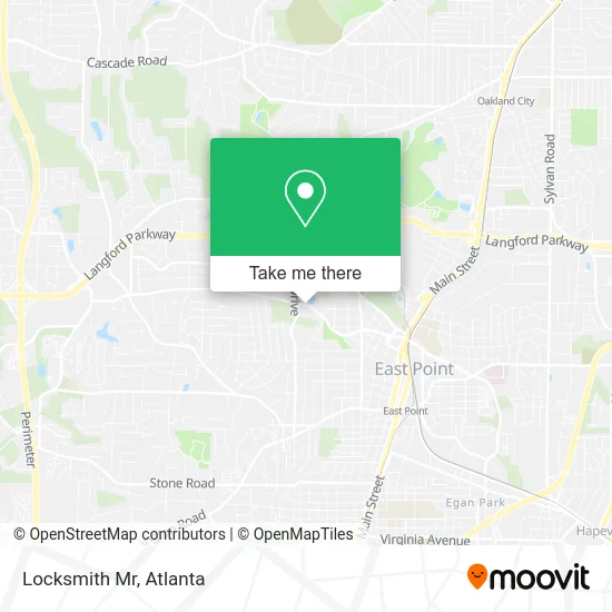 Locksmith Mr map