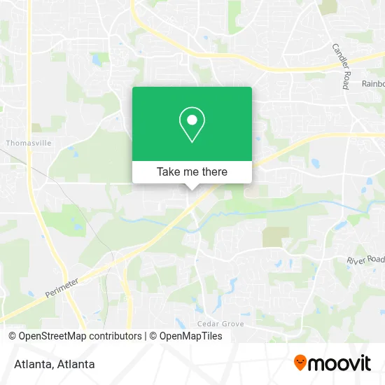 Atlanta map